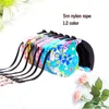 12 Color Dog Harness ABS Automatic Retractable Belt Line Puppy Collar Leash Patrol Rope Walk Cat Traction Supplies Pet Products 201101