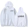 Högkvalitativ försäljning Personlig anpassad tryck huva tröja Pullover Hoodies män Kvinnor kläder 201203