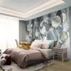 Custom Modern 3D Wallpaper Walls Walls Encre Stone Géométrie Papel De Pared 3D Salon Chambre à coucher Télévision Papier mural HD HD