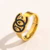 Luxury Designer Ring Engagement Rings 18K Gold Plated Stainless Steel For Women Wedding Jewelry 2022 Fashion Luxury Accessories ZG1603