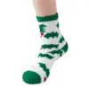 エルククリスマスソックスが厚くなったサンゴのフリースソックス全体床全体の靴下Christmassocks8629710