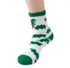 Elk Christmas socks thickened coral fleece socks wholesale floor sock Christmas-socks