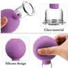 Vacuum Cupping Glass Jar Cellulite Massager for Face Acupuncture Hijama Suction Cup Slimming Fat Burning Health Care Sucker 220318