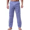 Vêtements de nuit pour hommes Pantalons bas pour hommes Casual Home Pyjama Confortable Coton Matériel Lâche Sport Slip Basic Wear Vêtements Doux Nightw
