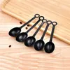 10g Plastic Measuring Spoons Coffee Stir Spoons Ice-cream Dessert Spoon Long Handle Juice Milk Tea Stirrers Scoops Kitchen Tools ZC1204