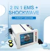 Máquina de terapia de ondas de choque 2 em 1 EMS Equipamento de massagem Dispositivo de estimador elétrico para relevo de tratamento ED Esportes de dor e redução de células