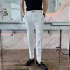 Herenpakken blazers heren zakelijke kleding broek Koreaanse stijl slanke kantoor sociale pak casual broek streetwear zwarte Whitemen's