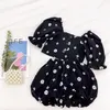 Roupas de roupas femininas Marca Toddler Girl FashionFits Black Color Cool Crop Crop e calça Crianças 2 PCS Clothing 220507