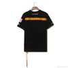 Herr T-shirt Designer Tee Herr Kortärmade Sommar T-shirts Broderad Crewneck Casual Toppar 2 färger