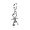 925 Silver Fit Pandora Charm 925 Bracelet Prince Boy Girl Robot Fairy charms set Pendant DIY Fine Beads Jewelry