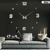 Настенные часы мода 3d 2022 Продажа часов Reloj de Pared Watch Diy Акриловые зеркальные наклейки Quartz Современные дома