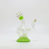 Nieuwe pot ronde buikriem cartoon waterpijp 6,5-inch schattige dame glazen bong rokende bubbel ontwerpcake vorm