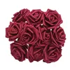 100pack Artificial Rose Bouquet Faux Foam Flower Wedding Bridal Bouquet Event Celebration Centerpiece Birthday Baby Shower Decor 220815