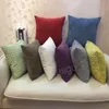 Rhombus Plush Pillow Case Sided Car Sofa Cushion Pillow Cover Square Office Cushions Pillowcase Home Decoration 18 Colors BH7050 TYJ