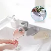 Süblimasyon Çocuk Bebek El Yıkama Silikon Musluk Genişletici Lavabo Kolu Uzatma Çocuklar El Yıkama Kılavuzu Aracı Splash Proof Meme Banyo Aksesuarları