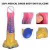 Nxy Dildos Dongs New Monster Dildo Anal Plug Strap on Vaginal Anus Butt Monster with strong Suction Cup Sex Toys for Women and Men 220511