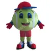 High quality tennis ball Mascot Costume Stage Performance Cartoon Character Outfit Performance halloween Party Dress