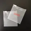 Frosted self sealing plastic zipper clothing accessories sundry storage small size packaging bag customized 220704