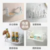 Household Sundries Japanese minimalist bathroom wall hanging human-shaped guardrail hook rack creative punch-free kitchen storage seasoning rack