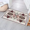 Tapis Boho Tapis persan motif cuisine salle de bain tapis de porte d'entrée tapis de chambre anti-dérapant absorbant décor à la maison tapis de velours corail paillassonCarpe