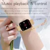 New Color Screen Smart watch Ladies men Full touch fitness tracker Blood pressure smart clock lady smartwatch Women+Box Best quality