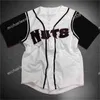 Xflsp GlaMitNess Mens Modesto Nuts Bianco Nero Custom Double Stitched Shirts Maglie da baseball di alta qualità