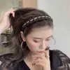 Handgemachte koreanische Kreuz Stirnband Headwrap rutschfeste große hochwertige Vintage Mesh Legierung Kette Kopf Zubehör Turban Kopfbedeckung AA220323