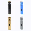 Smoking Colorful USB Charge Electric Aluminum Alloy Pen Dry Herb Tobacco Grind Spice Miller Grinder Crusher Grinding Chopped Cone Cigarette Holder DHL Free