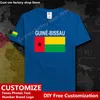 Gine Cumhuriyeti Bissau GNB Ülke Tişört Özel Jersey Hayranları DIY İsim Numarası Yüksek Sokak Moda Gevşek Tişört 220616