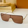 Designer Starlight Sunglasses Square Mask Occhiali da sole Rimless Frame Narrow Temples Logo Words Enhance Fashion Sense Men's Women's Glasses Z1644