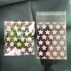 Party Supplies 100pc Star Pattern Adhesive Bags Cookies DIY Gift For Christmas Wedding Candy Food Packaging Bag 20220614 D3