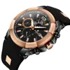 RÉCOMPENSE marque de luxe hommes montre étanche bracelet en Silicone Sport chronographe militaire montre à Quartz pour hommes montre-bracelet