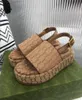 Dames mannen sandalen topkwaliteit niet-slip mode comfortabele eenvoud dikke bodem afdrukken canvas slijtage vrouwelijke populaire veelzijdige veelzijdige casual sandalen g70417