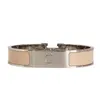 bracelet femme homme design bracelet jonc argent couleur unie bijoux en acier inoxydable qualité supérieure luxe mode et simple party unisexeK4WX