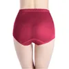 SuyaDream Woman Panties 100% Natural silk High rise Underwear Lace Waist Seamless Healthy Everyday Wear Briefs for Women 220426