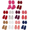 Hair Accessories Baby Soft Cotton Gloves Foot Covers Set Anti Scratching Mittens Socks SoxHair