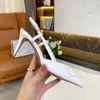 2023 Designer Femmes Talons Hauts Bout Pointu Robe Chaussures Sexy Stiletto Sandales En Cuir Lieu De Travail Vêtements De Travail Banquet Luxe Pompes Catwalk Chaussures