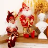 Abxmas Elf Doll Toy Toy Christmas Ornaments Decor Elf sospeso Decorazione in piedi Navigad Year Gifts 220527