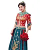 Xiuhe Mariée Vêtements Ethniques Traditionnels Tendance Chinoise Robe De Couple Cérémonie De Mariage Pavillon Costume Asiatique Dragon Phoenix Veste Robe