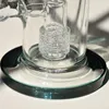 Clear Pyrex Smoking Pipe Green Glass Bongs Dab Rig Hookahs Shisha 7.5 inch Thick Percolator Bong Water Bubble Pipes With Transparent 14mm Male Joint Glass Bowl Gift
