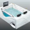 Japanese SSWW Hydro Bubble 150 Full HD Luxury Outdoor Spa Acrylic Bath Tub Electronic Corner Massage Design Bathtub178Q3073170