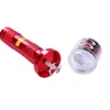 5 Colors Metal Electric Cigarette home Grinder Flashlight Tobacco Cigarette Crusher Convenient and Fast Grinders Multicolor Wholesale