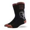 Erkek Çoraplar Erkekler Pamuklu Retro Soyut Yağlı Yağlı Sanat Palyaço Palyaço Uzaylı Büyük Boyu Mutlu Kaykay Sockmen