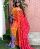 Vêtements ethniques Style Femmes Africaines Dashiki Abaya Mode Tissus En Mousseline De Soie Imprimer Robe Longue Taille Libre Pantalon Deux Pièces EnsembleEthnique