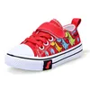 Children cartoon canvas shoes boys and girls casual lowtop shoes baby spring and autumn breathable single fashion sneakers 220520
