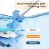 Bathroom Toilet Brush Replacement Brush Head Wc Accessories Disposable Toilet Brush Cleaning Liquid Wall-Mounted Cleaning Tool 220624