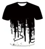 22SS herr t-shirts mode märke sommar ny trend mens och kvinnor sommar t-shirt street topp europeisk och amerikansk stor bläck tryck 3d kort ärm män storlek m-5xl