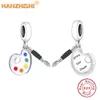 925 Gümüş Fit Pandora Charm 925 Bilezik Yeni Tasarım 925 Sterlling Gümüş Mezuniyet Kitapları Oyulmuş Takılar Set Kolye Diy İnce Boncuk Takıları