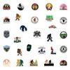 50pcs Bigfoot Outdoor Nature Vinyls Stickers Outdoor Skate Accessories For Skateboard Laptop Luggage Bicycle Motorcycle Phone Car Decals Party Decor