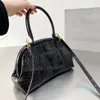 5A Qualité Alligator HOURGLASS Shell Sac fourre-tout en cuir Designer Crocodile Sacs à main Toile Cross Body Sac à provisions Mode Seau Téléphone Totes